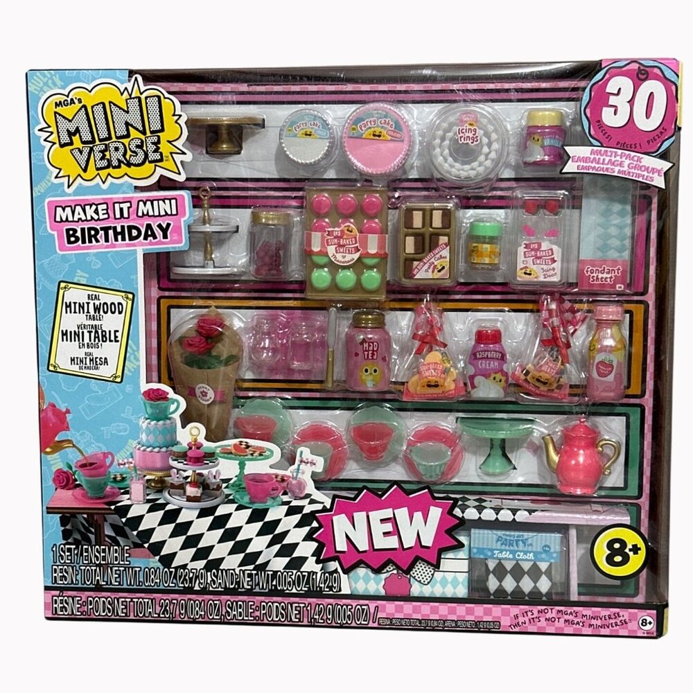 MGA’sMiniverse Make It Mini Birthday Multi-Pack, Walmart Exclusive